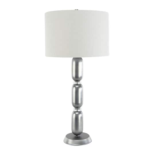 Hello Honey® 33" Metal Table Lamp with Glass Middle